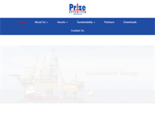 Tablet Screenshot of prizepetroleum.com